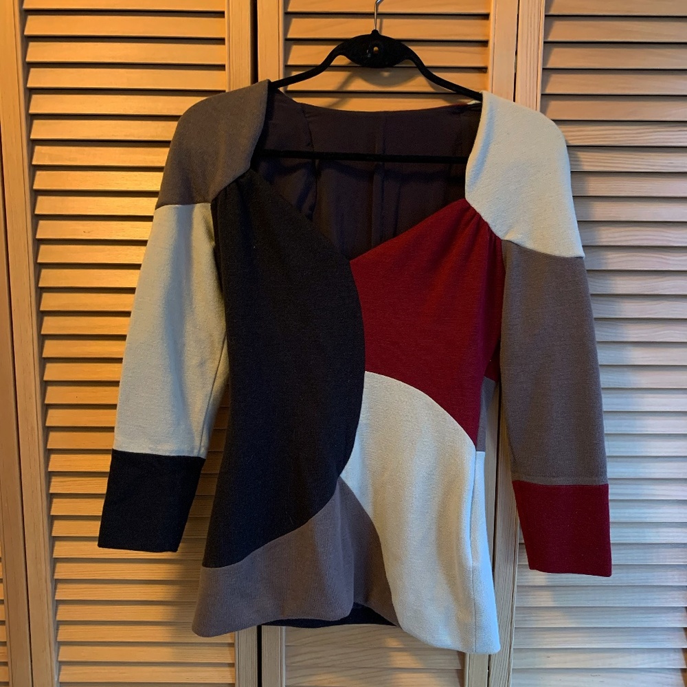 Missoni patchwork style top